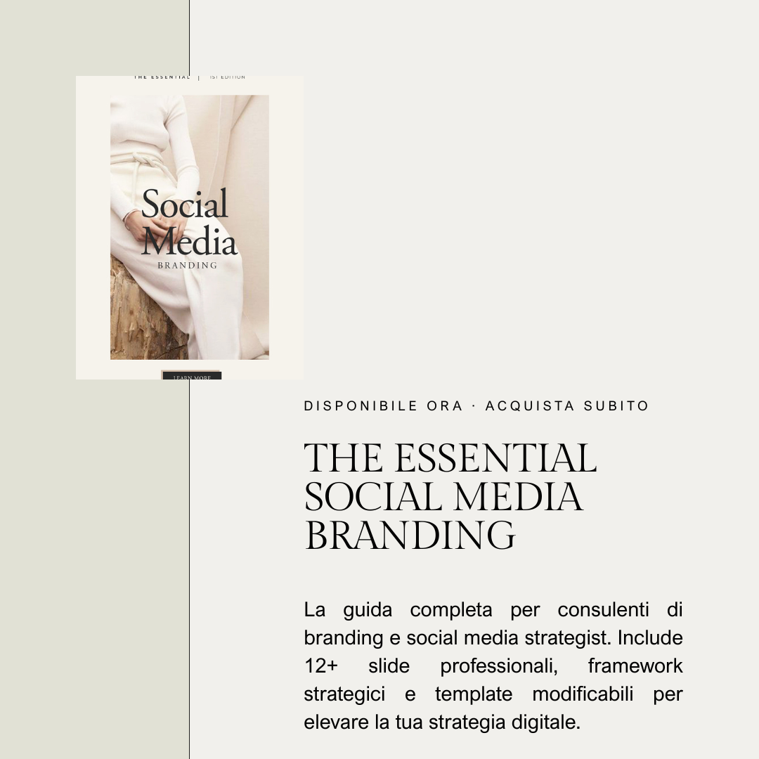 The Essential Social Media Branding - Guida strategica per consulenti e social media strategist